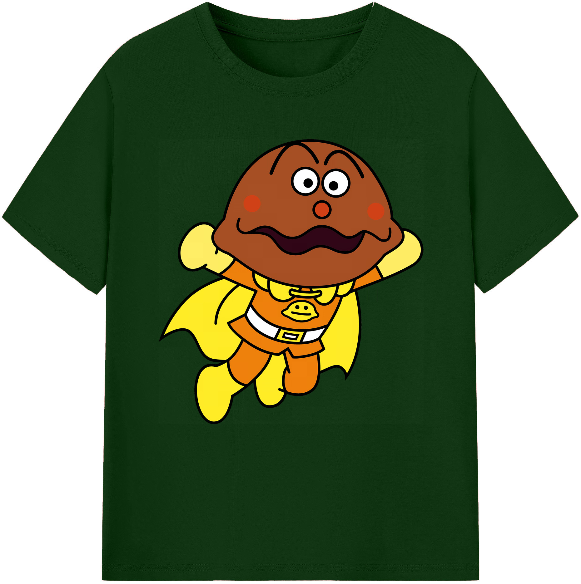 （画像用） アンパンマン Anpanman 綿100％半袖Tシャツ（フロントプリント）